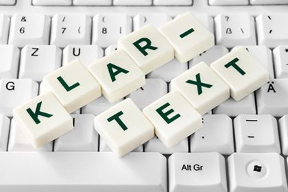 Klartext zu sprechen, ist auch für Nichtbehinderte oft eine grosse Herausforderung. (© Fotolia)