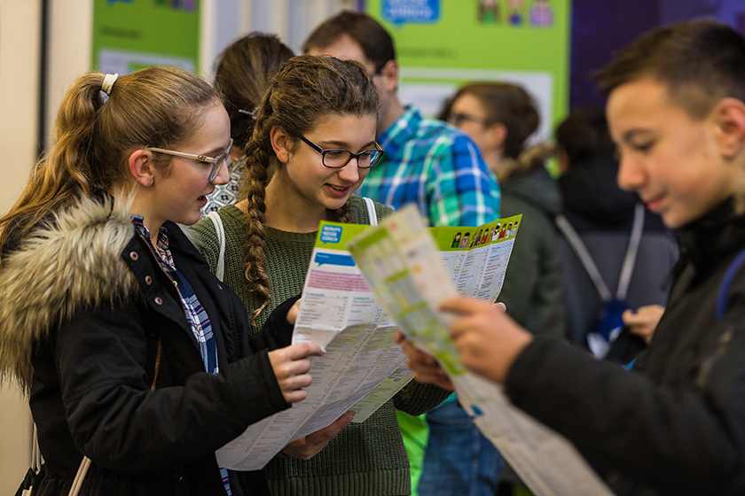 Über 47'000 Besucherinnen und Besucher werden an der diesjährigen Berufsmesse in Zürich erwartet. (© Berufsmesse Zürich)