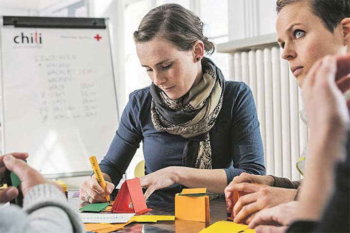 Menschen bei der Weiterbildung